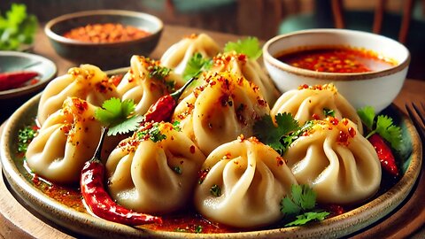 Spice momos try at home 🏡 recipe 😋