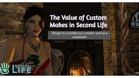 Value of Custom Products in Second Life