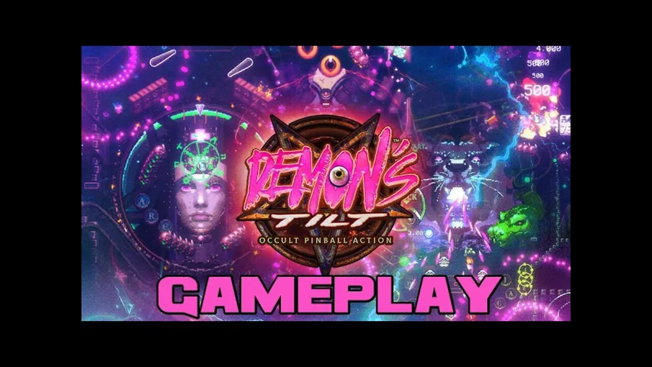 🎃 Demon's Tilt: Occult Pinball Action - Nintendo Switch Gameplay 🎃 😎Benjamillion