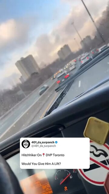 Hitchhiker In Toronto