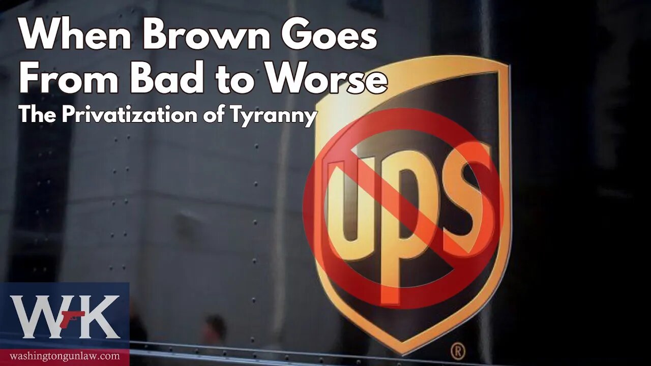 When Brown Goes From Bad to Worse. The Privatization of Tyranny