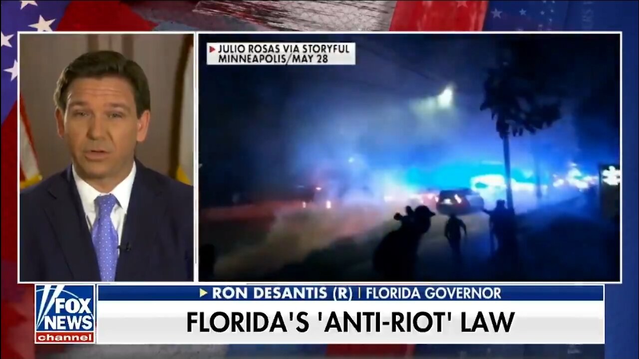 DeSantis: Florida Will NOT Defund The Police & Won't Be Portland