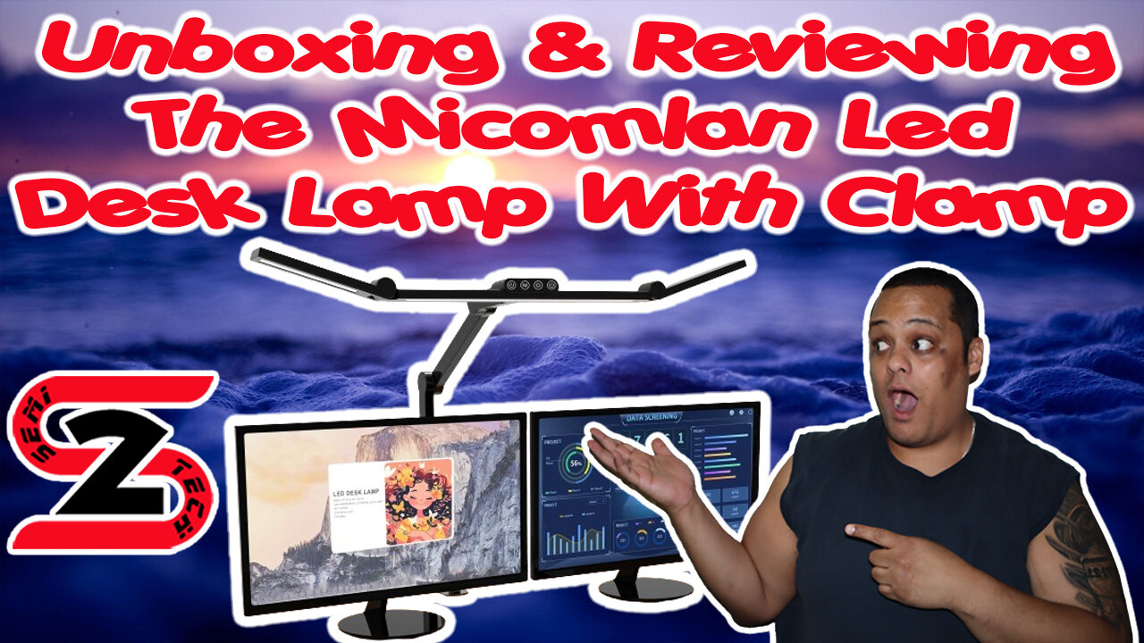 Unboxing & Reviewing The Micomlan Led Desk Lamp With Clamp (Must Get!)