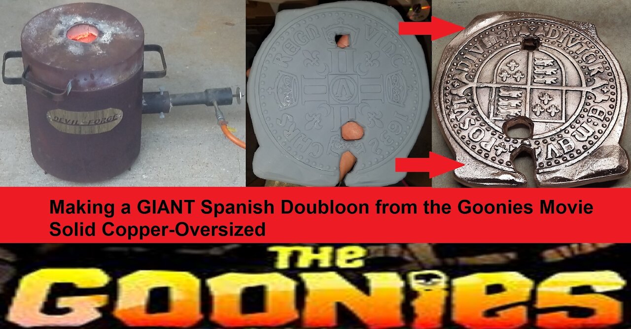 Making an Oversized Spanish Doubloon from the Goonies Movie