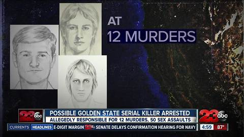 Suspected Golden State serial killer is behind bars