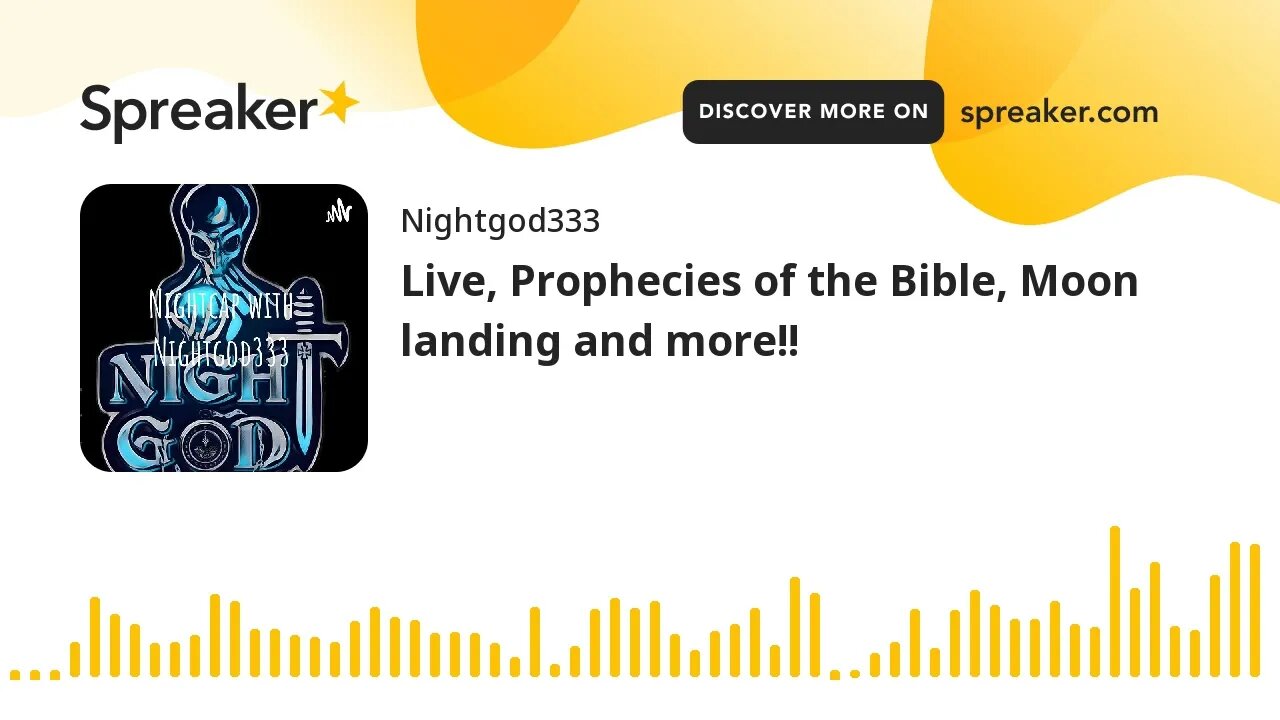 Live, Prophecies of the Bible, Moon landing and more!!