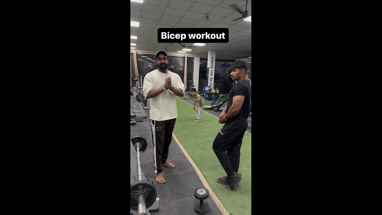 Bicep’s workout