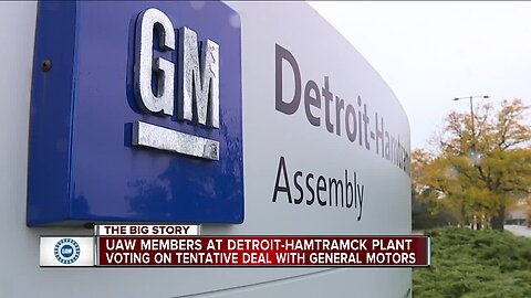 UAW members at Detroit-Hamtramck plant voting on tentative deal with General Motors