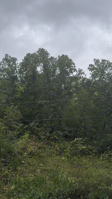 Hurricane Helene has made it to our farm