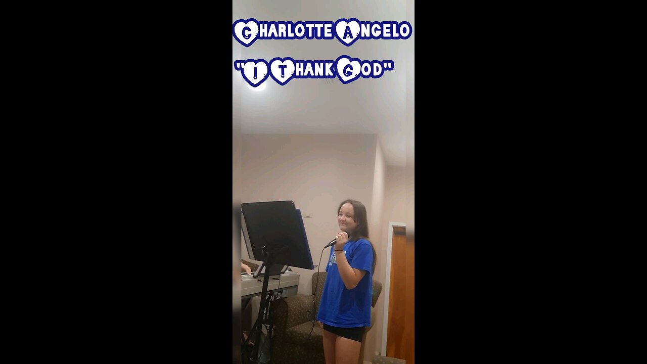 Charlotte Angelo - 1st year Vocals "I Thank God"