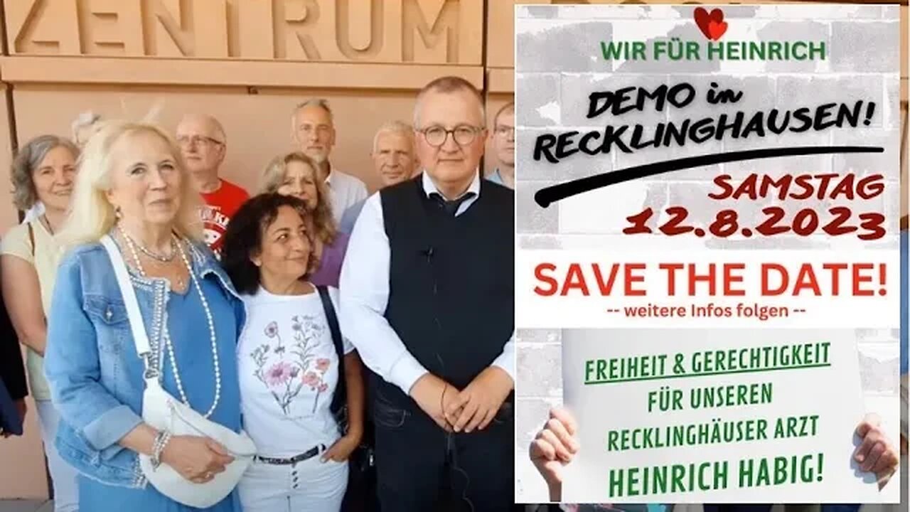 "Wir für Heinrich" #Demo #Recklinghausen 12.08.2023 #LIVE #FreeHeinrich