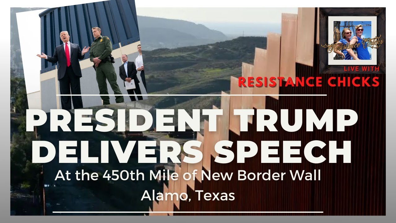 🔴 LIVE: President Trump Delivers Speech in Alamo, TX at New Border Wall 1/12/21