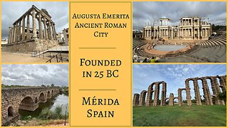 Mérida Spain - Ruins of the Roman City of Augusta Emerita - UNESCO World Heritage Site - Spain 2024