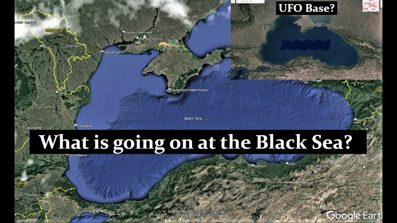 IS THERE A UNDERWATER UFO BASE NEAR RUSSIA AND UKRAINE?