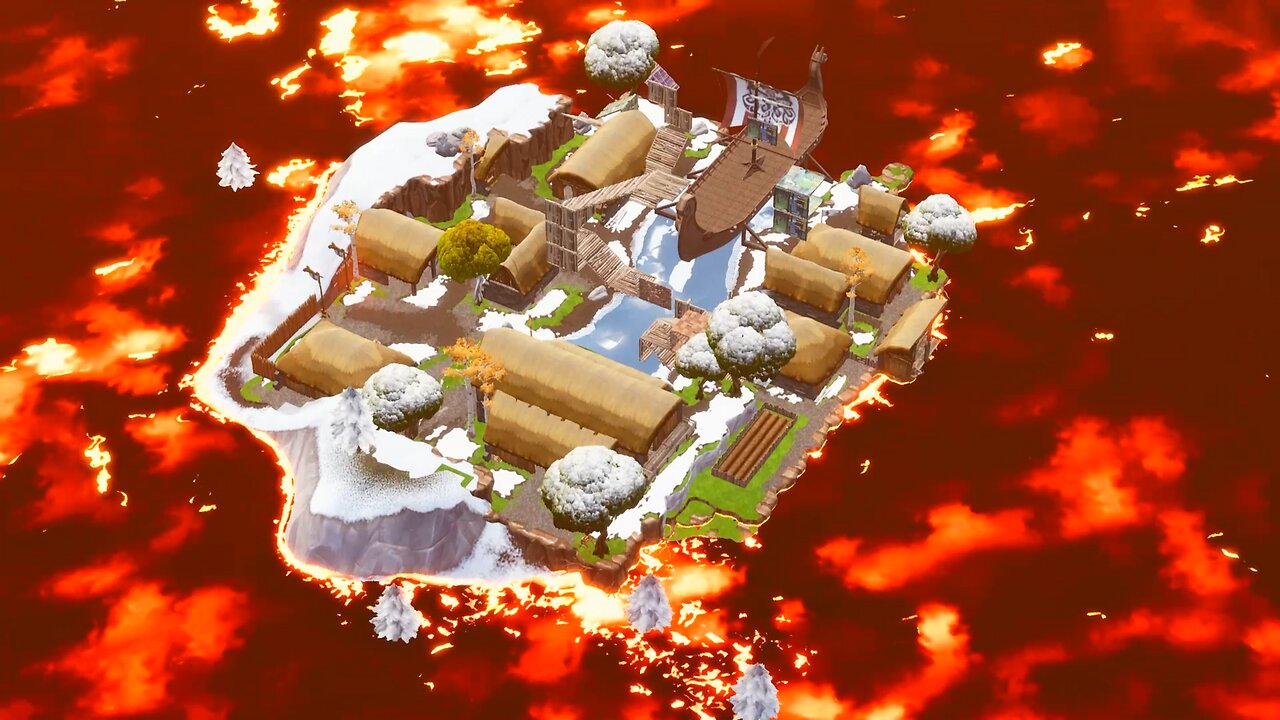 this is old Fortnite - the floor is lava 2019 LTM