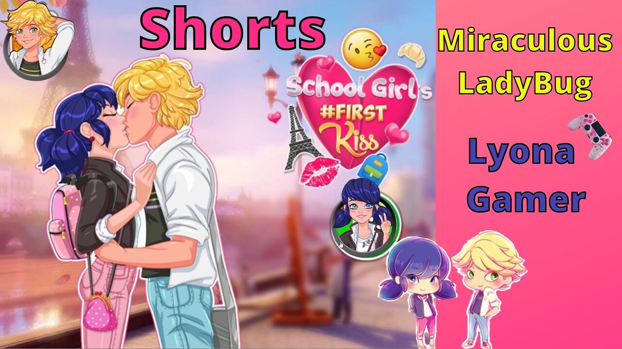 🥰First Kiss - Miraculous Ladybug #shorts #ladybug #miraculous #firstkiss🥰 #ShortsNoBrasil #viral