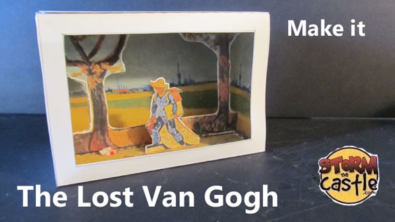 Make this Scene box of a lost van gogh painting: I give you all you need