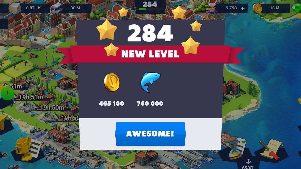 Seaport Level 283 gameplay