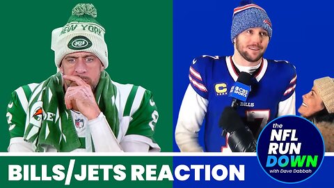 Bills-Jets Reaction: Josh Allen & Bills SURVIVE Aaron Rodgers Hail Mary