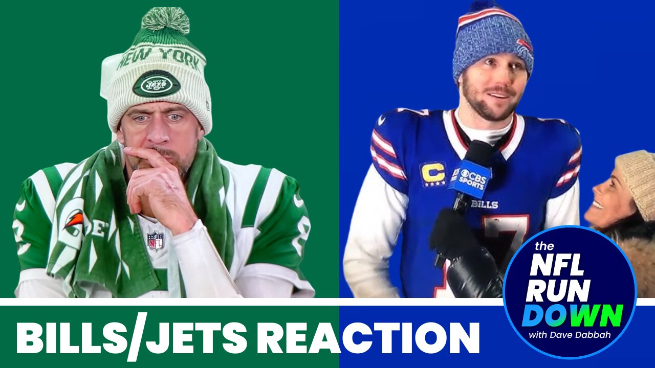 Bills-Jets Reaction: Josh Allen & Bills SURVIVE Aaron Rodgers Hail Mary