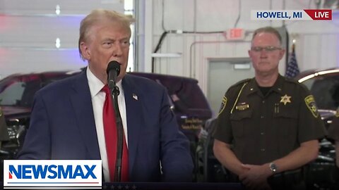 Donald Trump speaks on crime and safety in Howell, Michigan | NEWSMAX2