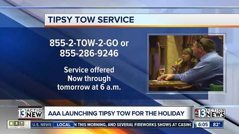 Tipsy Tow for the holiday