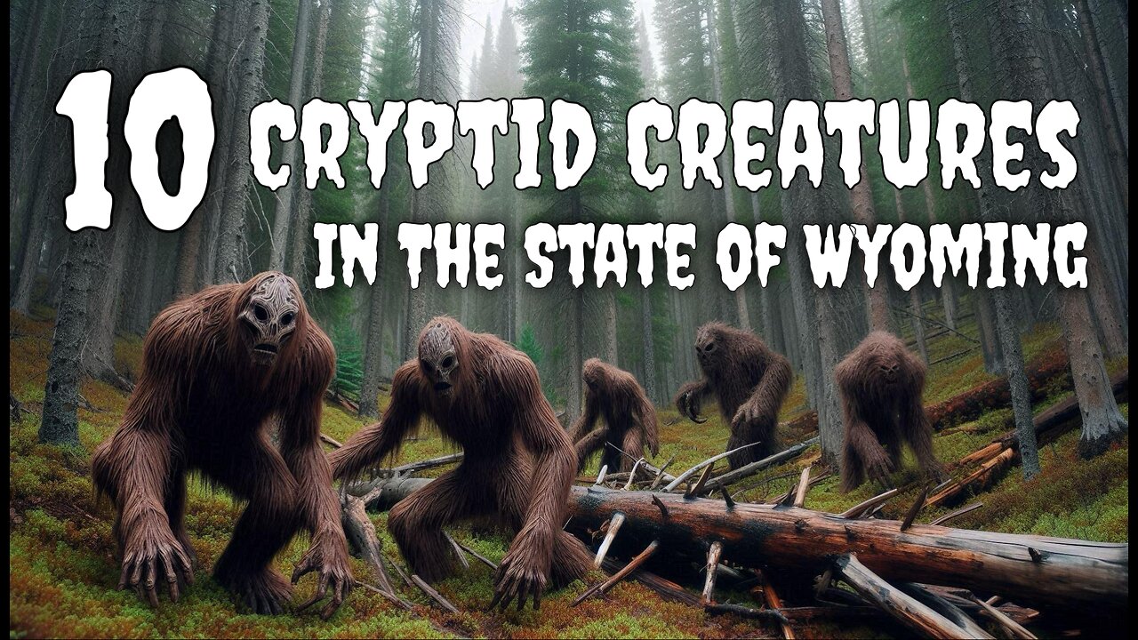 10 cryptid creatures in the state of Wyoming.