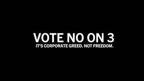 Vote NO on Amendment 3 : Immunity. It's Corporate GREED, not Freedom.