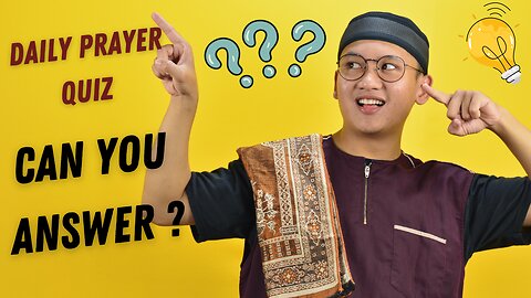 Daily prayer quiz scenario! Test your knowledge 🧠