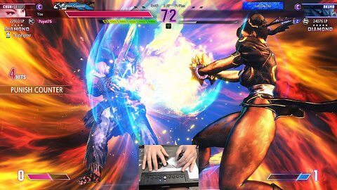 Kuya Kalbo Rank Match SF6 Grinding to the top. Chun Li 4 star Diamond Rank [Hori Fight Stick]