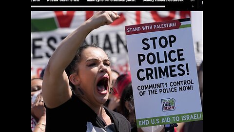 DEMOCRAT NATIONAL CONVENTION Live Pro-Palestinian Protesters Begin Marching In Chicago