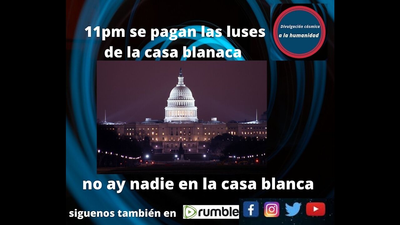11 pm se apagan las luces de la casa blanca