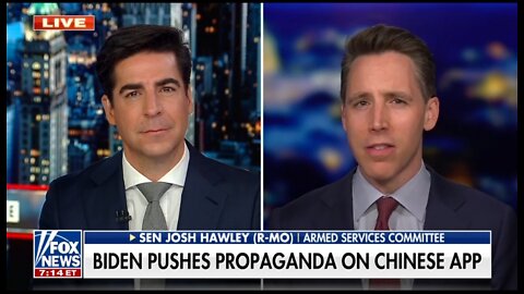 Sen Hawley Slams Biden For Using Teenagers On A Chinese App To Push His Agenda