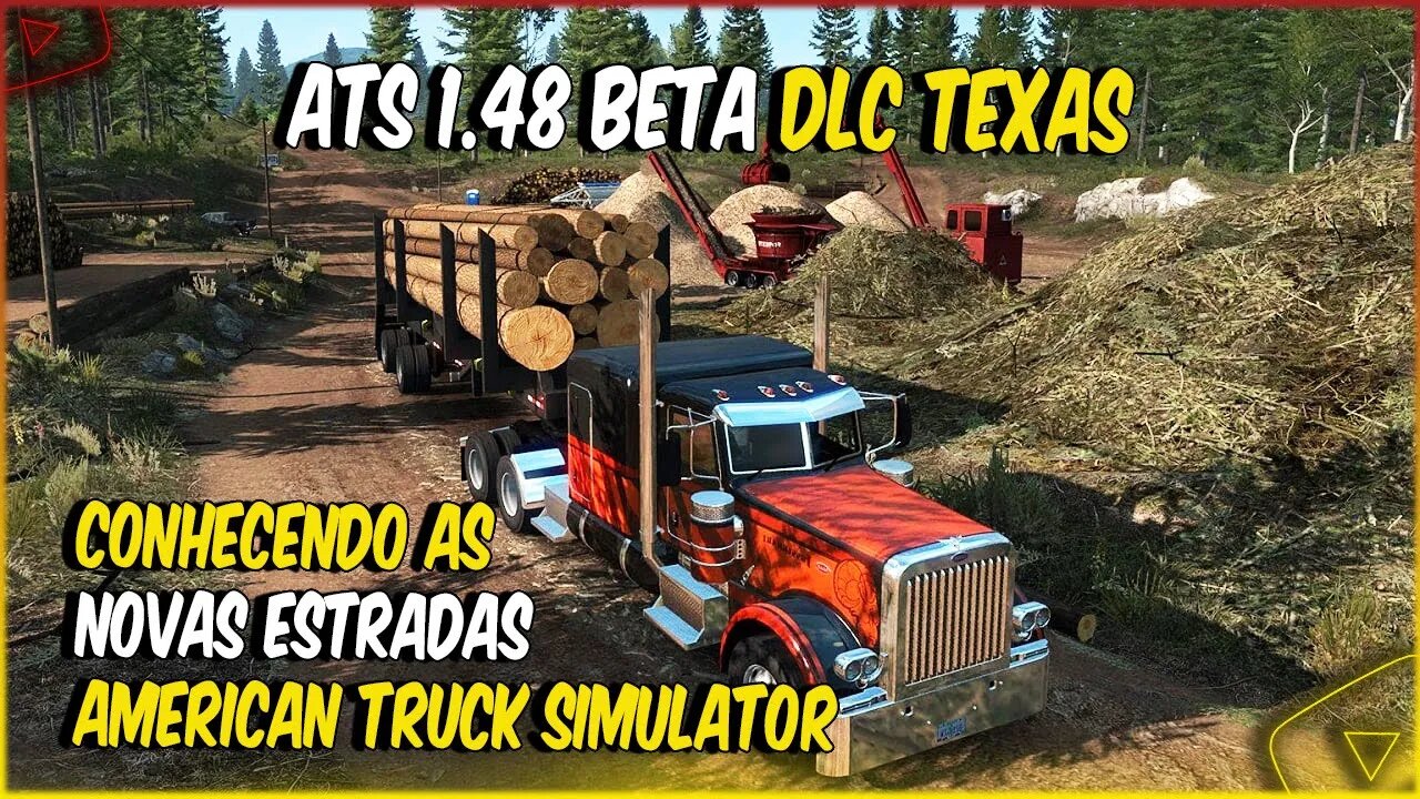 AMERICAN TRUCK 1.48 BETA CONHECENDO AS NOVAS ESTRADAS DA DLC TEXAS NOVAS CIDADES E CARGAS