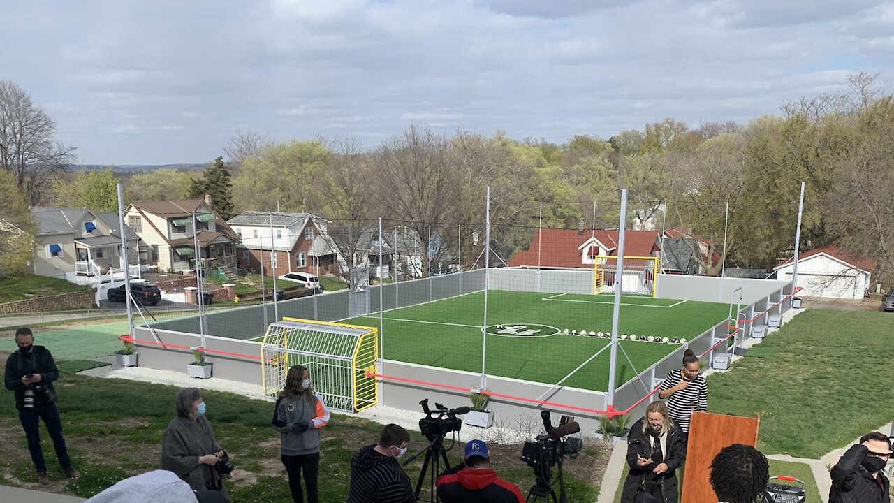 Girls Inc. unveils new mini-pitch soccer field