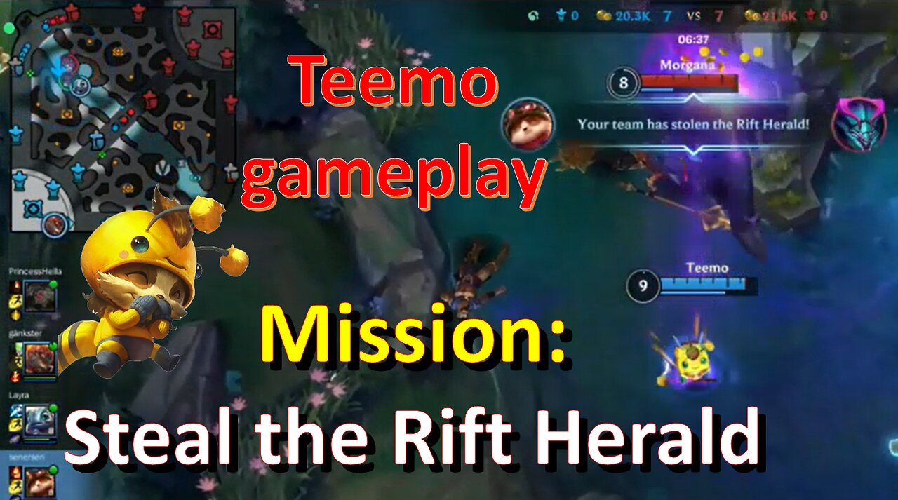 Mission: Steal the objective # LOL - Teemo Gameplay - SHORTS