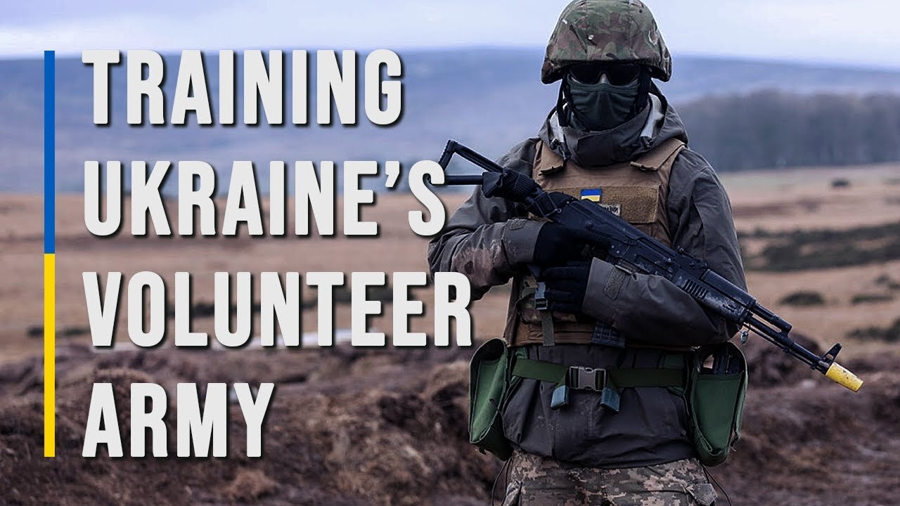 Training Ukraine's volunteer army 🇺🇦