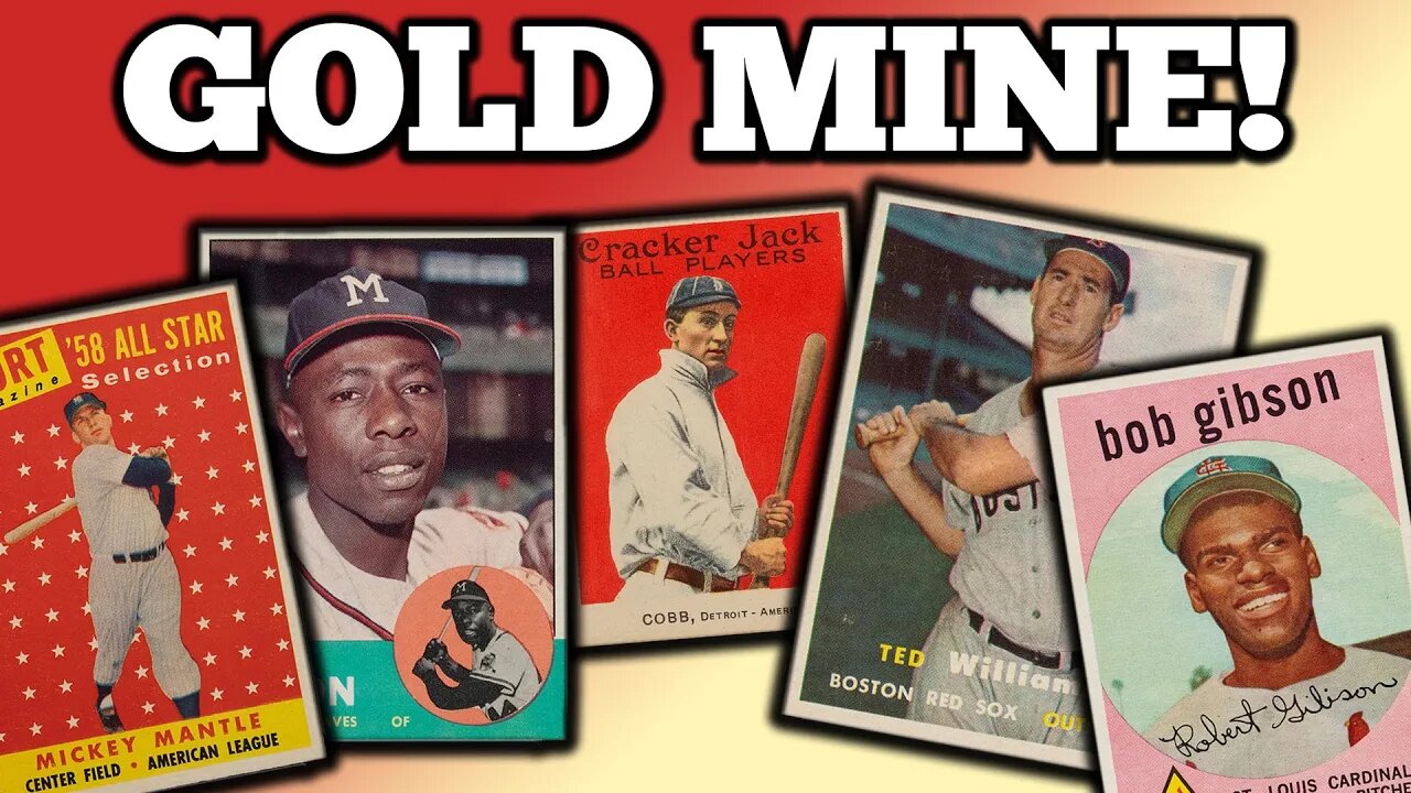 WOW! Baseball Cards Are Worth a FORTUNE!