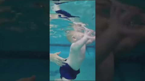 Teaching Kids to Dive Underwater