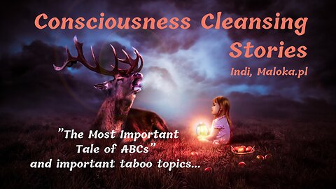 1. CONSCIOUSNESS CLEANSING STORIES: "The Most Important Tale of ABCs" and important taboo topics...