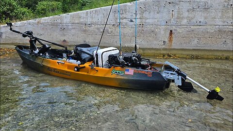 Testing my DUAL MOTOR KAYAK! NK180 on Old Town Autopilot FL Keys Fishing