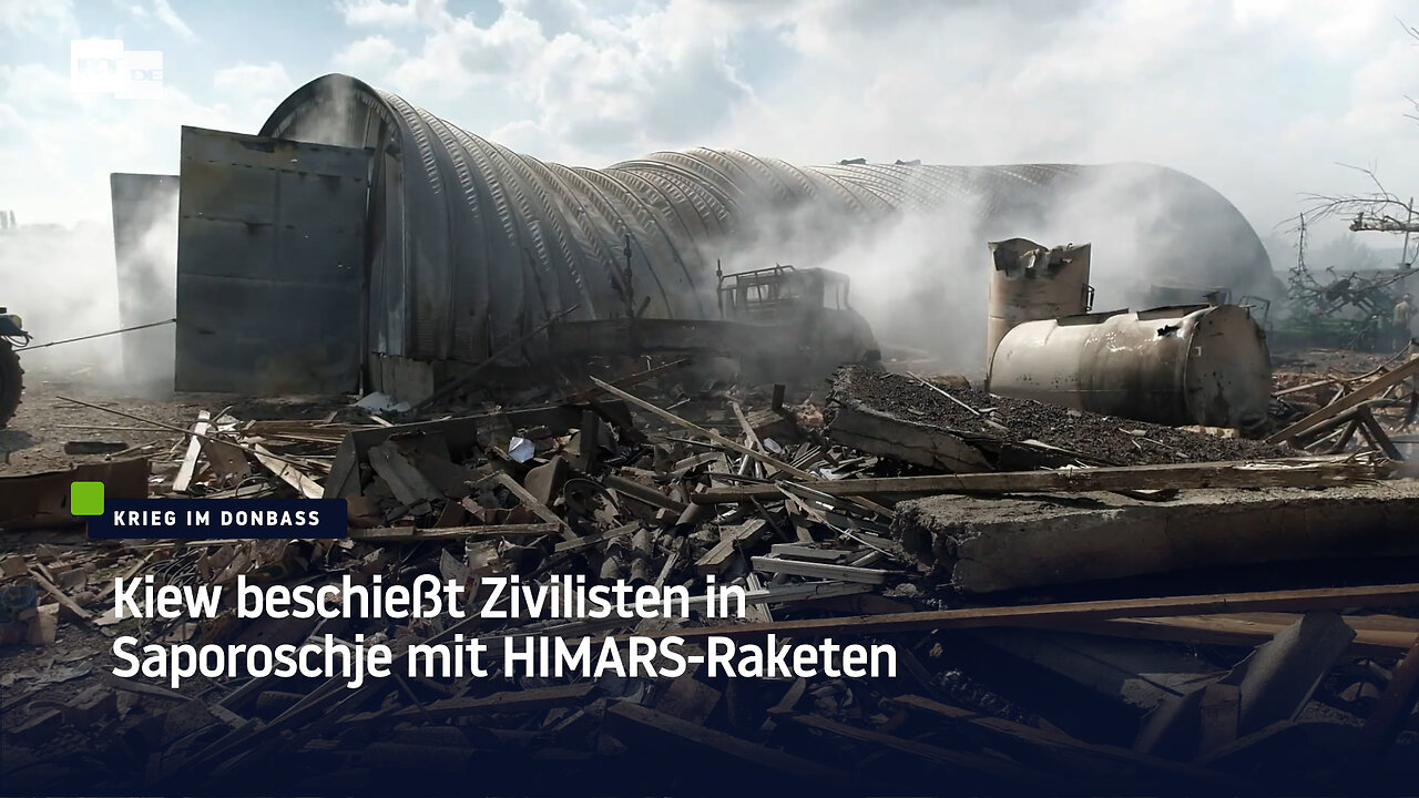 Kiew beschießt Zivilisten in Saporoschje mit HIMARS-Raketen