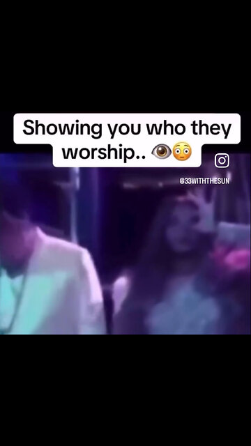 Showing you who they worship.