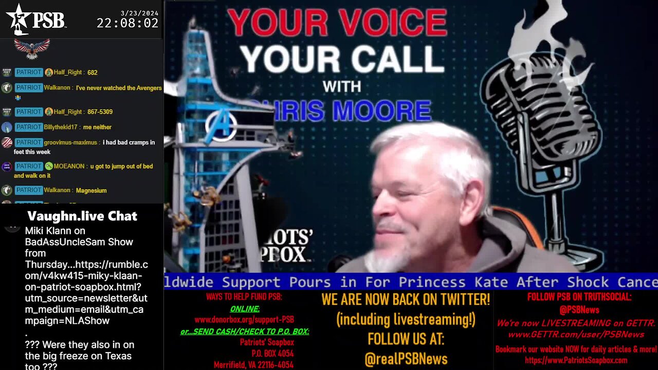 2024-03-23 22:00 EDT - Your Voice, Your Call: with Chris Moore