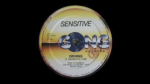 Sensitive Driving GONG 008 VINYL FLAC 1984