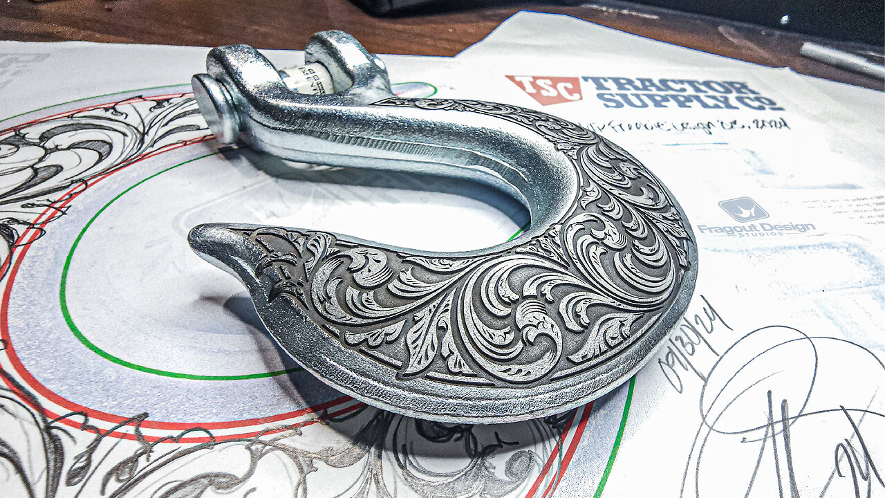 Custom Engraved Slip Hook Timelapse video