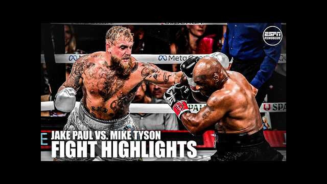 Jake Paul vs. Mike Tyson FIGHT HIGHLIGHTS 🥊