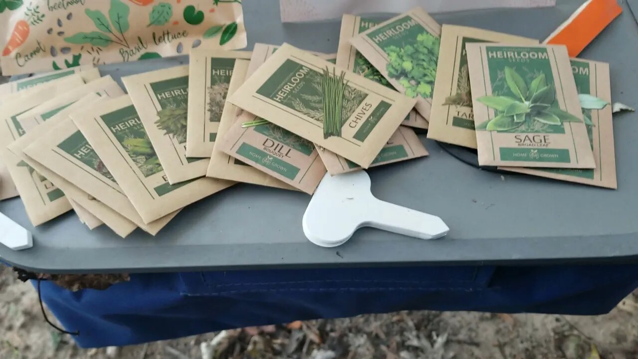 20 culinary herb seed pack