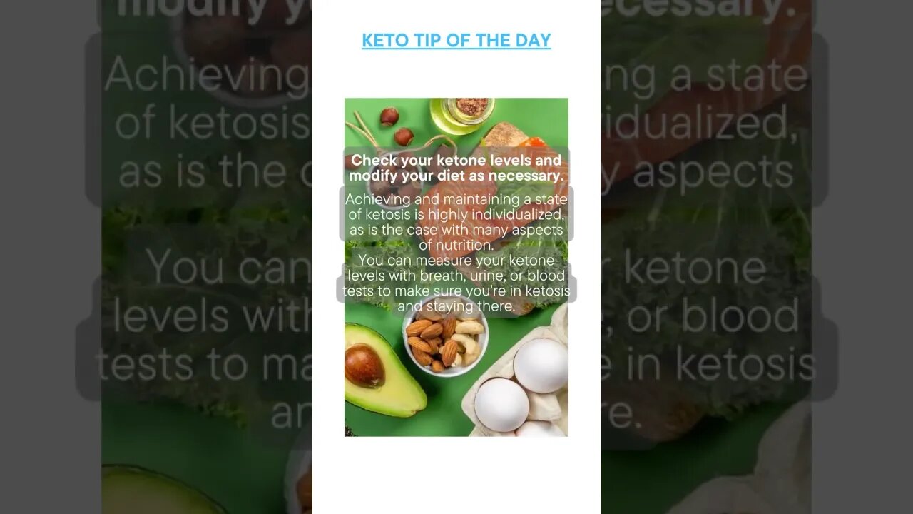 Keto Tip Of The Day - Check Your Ketone Levels