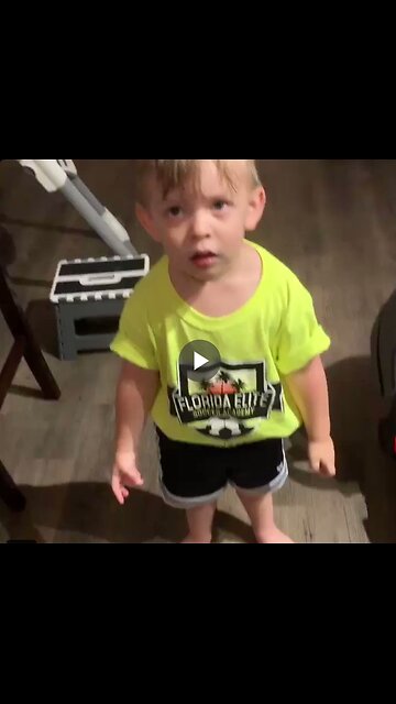 This little man was so upset that his mommy left for work without giving him a kiss goodbye!